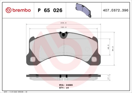 Brembo p65 026