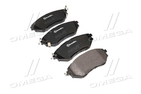 Колодка гальм. диск. SUBARU LEGACY IV передн. brembo p78 017