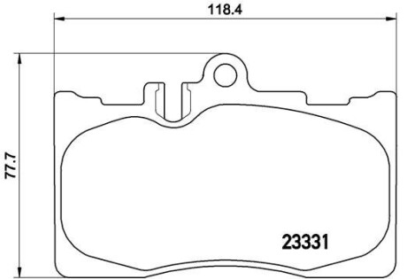 Гальмівні колодки дискові brembo p83 058