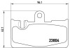 Гальмівні колодки дискові brembo p83059 (фото 1)