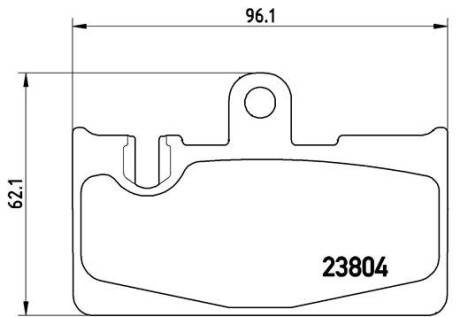 Гальмівні колодки дискові brembo p83 059