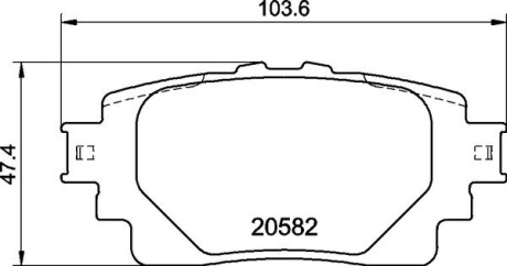 Гальмівні колодки дискові brembo p83 174