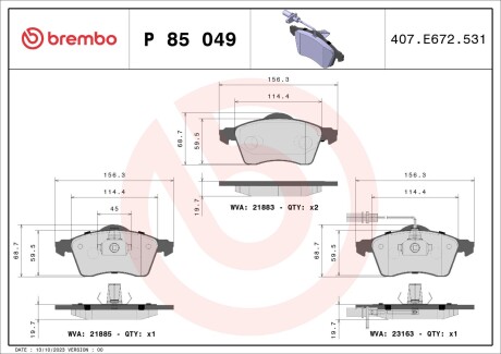 Brembo p85 049