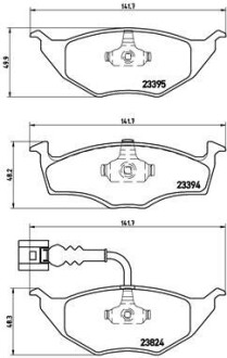 Гальмівні колодки дискові brembo p85063 (фото 1)