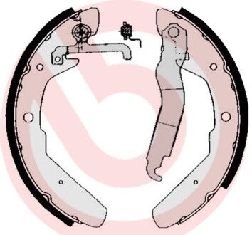 Гальмівні колодки барабанні brembo s85 517