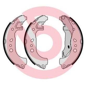 Комплект гальмівних колодок brembo s85543