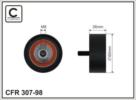 Ролик caffaro 30798