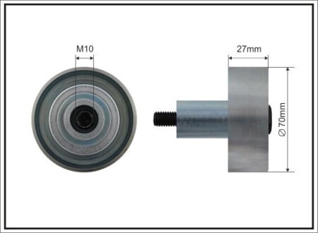 Ролик натягування загального ременя caffaro 500479