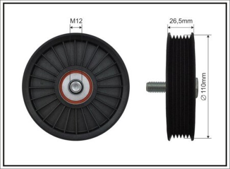 Ролик caffaro 8800