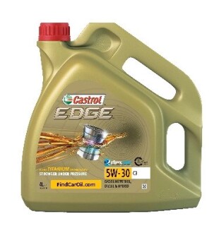 Олива для двигуна 5W-30 EDGE C3 API SN/CF, ACEA C3, GM dexos2, 4л, синт. castrol 1552FF