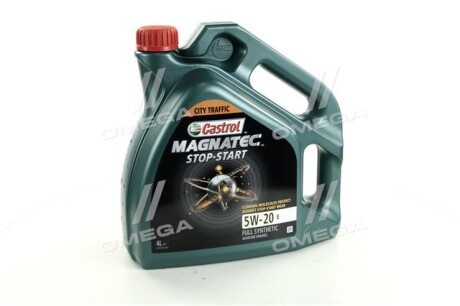 Масло ДВС 5W-20 MAGNATEC STOP-START API SN, ILSAC GF-5, Ford M2C948-B, 4л, синт. castrol 15D8EF