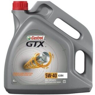 GTX 5W-40 A3/B4 (Каністра 4л) castrol 15ECA6