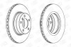 Диск гальмівний передній (кратно 2) Bmw 5 (E39) (95-03), 5 (E60) (01-10) champion 562320CH (фото 2)