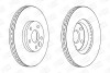 Диск гальмівний передній (кратно 2) Ford Galaxy II (Wa6) (06-15), S-Max (Wa6) (06-14) champion 562628CH (фото 2)