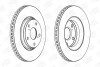 Диск гальмівний передній (кратно 2) Toyota Auris (_E15_) (06-12), Avensis (_T27_) (09-18) champion 562649CH (фото 2)