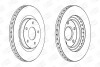 Диск тормозной передний (кратно 2) Jeep Compass (06-), Patriot (07-17)/ Mitsubishi ASX (09-) champion 562790CH (фото 2)