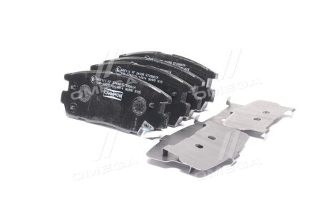 Колодки тормозные дисковые задние CHEVROLET CAPTIVA (C100, C140) 06-|OPEL ANTARA A (L07) 06-|VAUXHALL ANTARA A (L07) 06- champion 573386CH