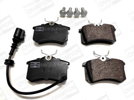 Колодки тормозные дисковые задние AUDI A2 (8Z0) 00-05|SEAT TOLEDO III (5P2) 04-09|VW GOLF V (1K1) 03-10 champion 573682CH (фото 1)