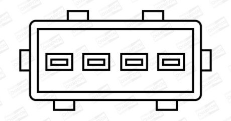 Котушка запалювання RENAULT Safrane2,5i 96-00 VOLVO 2,0-2,5: 850/C70/S70/V70 champion baea037e