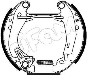 PEUGEOT Гальмівні колодки (барабан) 106 91- cifam 151-007