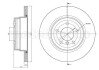 BMW Диск тормозной задн.X5 E70 07-,F15 13-,X6 E71 08-,F16 14- cifam 8001025C (фото 1)