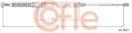 Трос ручника cofle 10.7627