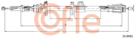 Трос ручника cofle 10.8061