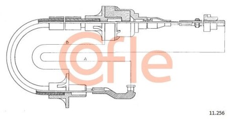 Трос зчеплення cofle 11.256