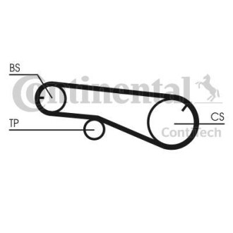 Комплект ременя ГРМ CONTINENTAL contitech ct1109k1