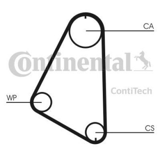 Ремінь ГРМ contitech ct 526