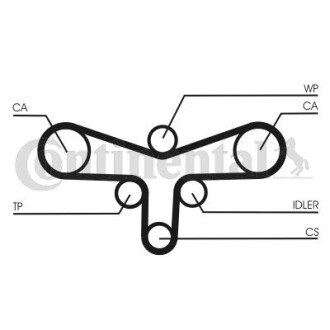 Комплект ремня грм + Помпа contitech ct920wp4