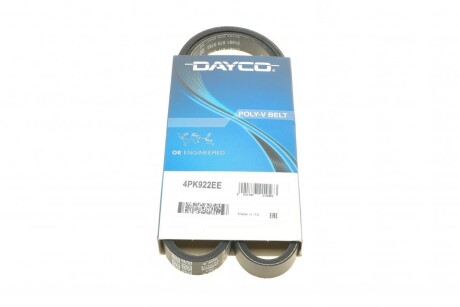 Доріжковий пас dayco 4PK922EE