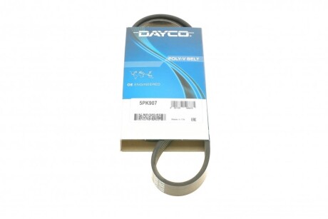 Ремень генератора поликлиновый dayco 5PK907