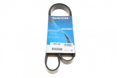 Доріжковий пас dayco 6PK1160