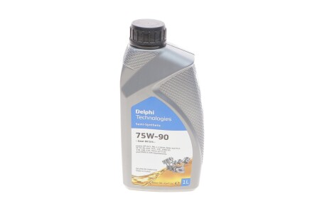 Олива трансмісійна 75W90 Gear Oil 5/4 (1L) (GL5/MAN 342 M-2/Volvo 1273.10/MIL L 2105D) delphi 25067150