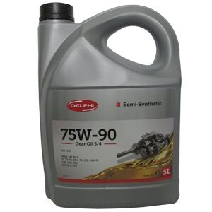 5L (Made in France!) Gear Oil 5 75W-90 масло трансмісійне GL-5 delphi 25067331