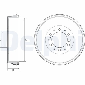 Гальмівний барабан delphi bf537