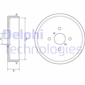 Гальмівний барабан delphi bf552