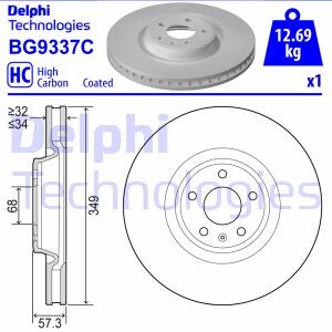 Гальмівний диск delphi bg9337c