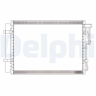 Конденсер кондиционера delphi cf20303