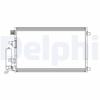 Конденсер кондиционера delphi cf20312