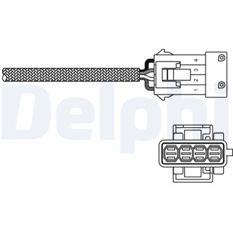 Лямбда-зонд delphi es1079712b1