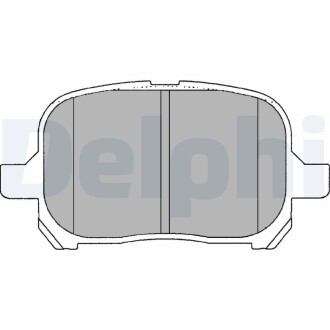 Гальмівні колодки, дискові delphi lp1144