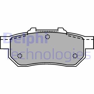 Гальмівні колодки, дискові delphi lp1456