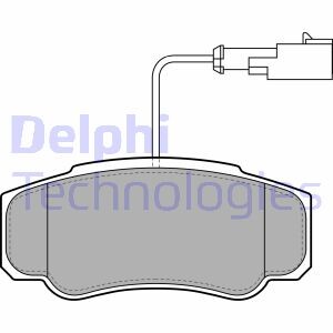 Тормозные колодки, дисковые delphi lp2054