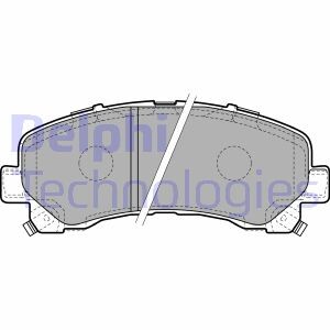 Гальмівні колодки, дискові delphi lp2229