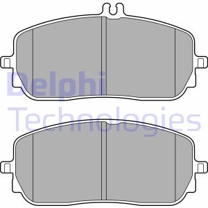 Тормозные колодки, дисковые delphi lp3437