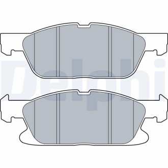 Гальмівні колодки, дискові delphi lp3536