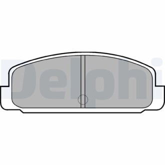 Тормозные колодки, дисковые delphi lp401