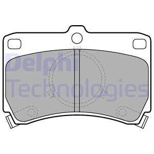 Тормозные колодки, дисковые delphi lp531